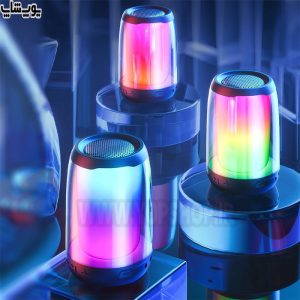 اسپیکر بلوتوثی RGB قابل حمل ویکام مدل D31 mini با نورپردازی RGB