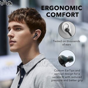 هندزفری بی سیم ضد آب انکر Soundcore Life P2 مدل A3919 با طراحی ارگونومیک