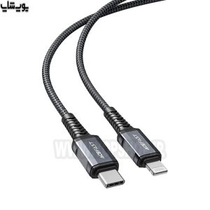 کابل تبدیل تایپ C به لایتنینگ ایس فست مدل C1-01 با توان حداکثری 30 وات