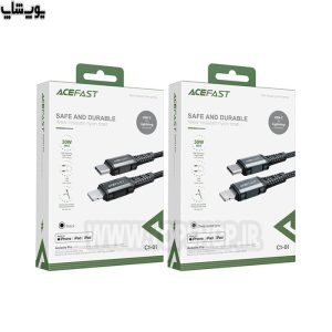 بسته بندی کابل تبدیل تایپ C به لایتنینگ ایس فست مدل C1-01