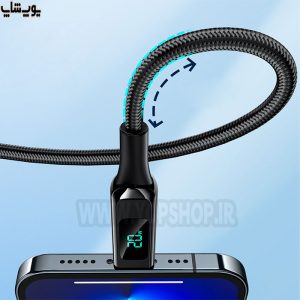 کابل تبدیل فست شارژ تایپ C به لایتنینگ 30 وات ایس فست مدل C6-01 با قدرت خمش بالا