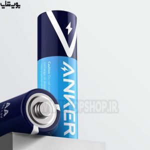 پک 8 تایی باتری قلمی انکر AA Alkaline Batteries مدل B1810 با عمر مفید بالا