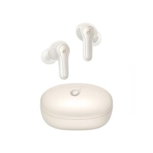 هندزفری بی سیم ضد آب انکر Soundcore Life Note E مدل A3943 در رنگ بندی سفید است.