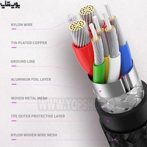کابل تبدیل 3 به 1 کالک مدل XC030 با متریال فوق العاده