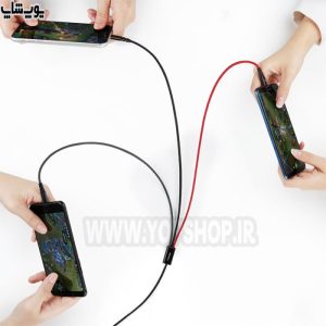کابل تبدیل USB به تایپ C، لایتنینگ و میکرو USB مک دودو مدل CA-622 با استفاده توامان 3 گوشی