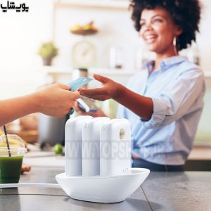 پاوربانک سه تایی 10000mAh ویکام مدل WP-239 قابل استفاده در رستوران، کافی شاپ و هتل
