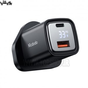فست شارژر دیواری 33 وات مک دودو مدل ch-169 با نمایشگر دیجیتال