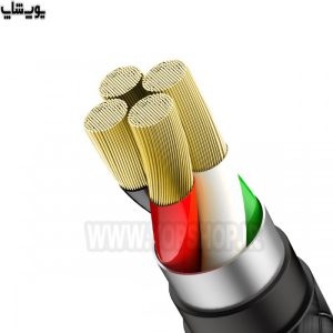 کابل تبدیل USB به لایتنینگ گیمینگ باسئوس مدل CALUX-A01 با هسته مسی مرغوب