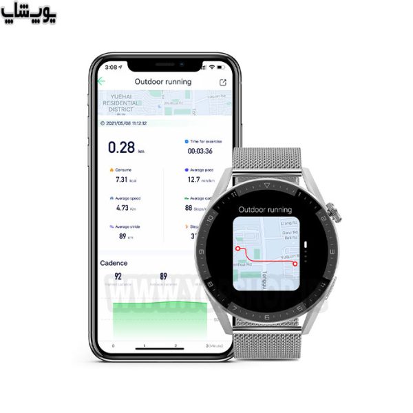 ساعت هوشمند ضد آب کالک مدل S8 دارای GPS