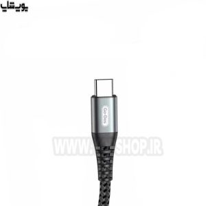 کابل تبدیل فست شارژ لایتنینگ به تایپ C گودس مدل GD-UC597 با رویه کنفی