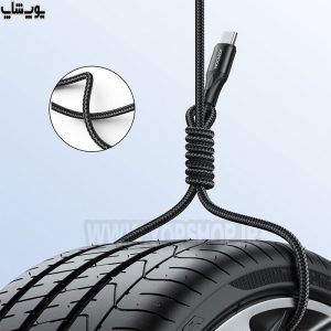 کابل تبدیل تایپ C به تایپ C فست شارژ 60W جویروم مدل N1-60 با مقاومت کافی در برابر کشش