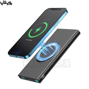 پاوربانک مگ سیف 22.5 وات جویروم مدل JR-W010 با مگنت قوی
