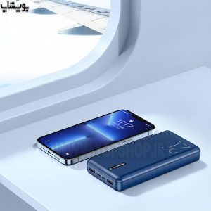 پاوربانک 20000mAh ریمکس مدل RPP-296 با امنیت بالا و قابل حمل در سفرهای هوایی