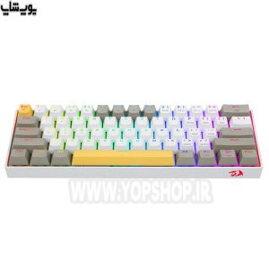 کیبورد گیمینگ بی سیم RGB ردراگون مدل K530 Pro Draconic با ابعاد بهینه