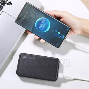 پاوربانک مینی 16000mAh فست شارژ ریمکس مدل RPP-322 با قابلیت شارژ سریع