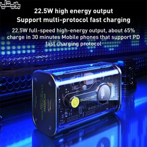 پاوربانک 10000mAh فست شارژ ویکام مدل WP-333 با توان حداکثر 22.5 وات