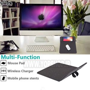 موس پد با شارژ سریع بی سیم مدل CK5051S5 قابل استفاده برای کلیه موبایل های مجهز به استاندارد شارژ QI است.
