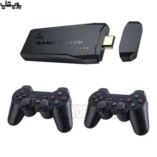 کنسول بازی مینی اورجینال مدل Game Stick Lite کاربری آسانی داشته و می توانید به صورت بی سیم از آن استفاده کنید.