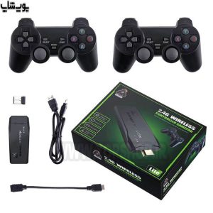بسته بندی کنسول بازی مینی اورجینال مدل Game Stick Lite استاندارد و شامل کابل رابط HDMI و کابل شارژ USB به میکرو USB است.