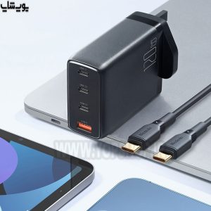 شارژر دیواری فست شارژ 120 وات مک دودو مدل CH-076 مناسب شارژ لپ تاپ