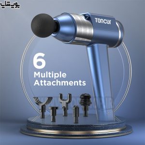 دستگاه ماساژور تفنگی چند حالته تانکور مدل MG-028 مجهز به 6 سری کاربردی