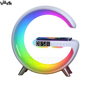 چراغ، ساعت، اسپیکر و شارژر بی سیم ادونگ مدل Smart Light با قابلیت مکالمه