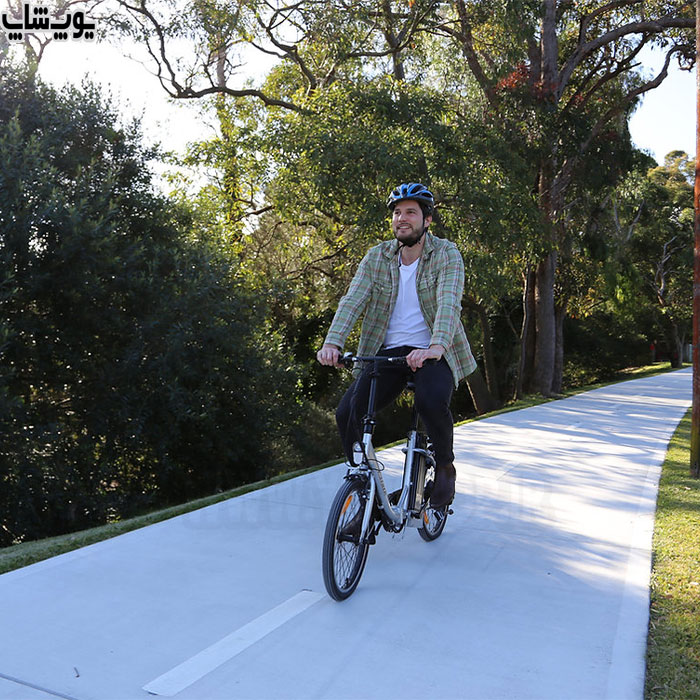 دوچرخه برقی تاشو شهری استیت مدل EST-EFLDBIKE دارای قابلیت استفاده برای امور روزانه می باشد.