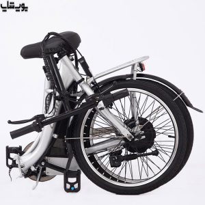 دوچرخه برقی تاشو شهری استیت مدل EST-EFLDBIKE دارای اشغال فضای کم می باشد.