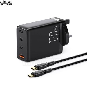 شارژر دیواری 120 وات مک دودو مدل CH-076 با کابل 2 متری