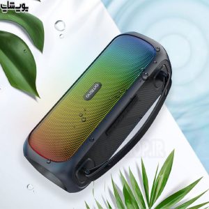 اسپیکر بلوتوثی RGB اورایمو مدل OBS-75D دارای استاندارد IPX5 و ضد آب می باشد.