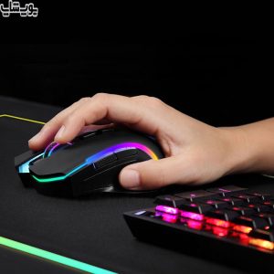 موس گیمینگ بی سیم RGB ردراگون مدل GRIFFIN M602 دارای طراحی ارگونومیک می باشد.