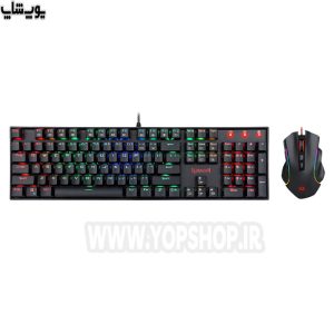 ست موس و کیبورد گیمینگ RGB ردراگون مدل K551-RGB-BA