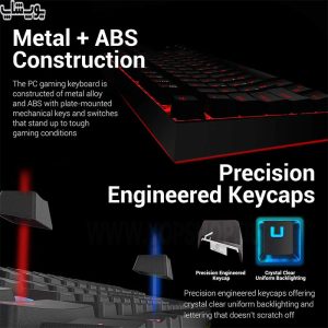 ست موس و کیبورد گیمینگ RGB ردراگون مدل K552-RGB-BA با کلید های ساخته شده به روش تزریقی