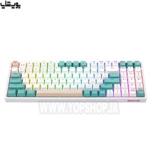 کیبورد سیمی گیمینگ RGB ردراگون مدل K636 KITAVA با کلید هایی در سه رنگ مختلف
