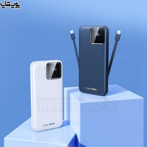 پاوربانک 10000mAh فست شارژ ریمکس مدل RPP-500 دارای طراحی زیبا و نمایشگر LED می باشد.