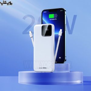 پاوربانک 10000mAh فست شارژ ریمکس مدل RPP-500 دارای توان حداکثر 22.5 وات می باشد.