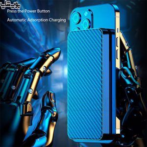 پاوربانک وایرلس شارژ مگ سیف 10000mAh مدل Y163 دارای بدنه ای مقاوم می باشد.