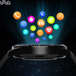 ساعت هوشمند ضدآب وایرلس شارژ رسی مدل RA09 قابلیت مکالمه و پشتیبانی از دوربین و کنترل از راه دور آن را دارا می باشد.