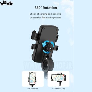 هولدر و پایه نگه دارنده موبایل رسی مدل RHO-C23 کاربری آسانی داشته و قابل چرخش است.