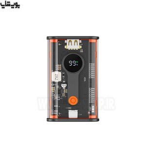 پاوربانک 10000 میلی آمپر ساعت 22.5 وات رسی مدل RPB-P35 دارای نمایشگر دیجیتال است.