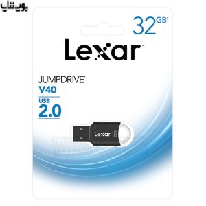 فلش مموری لکسار مدل V40 USB2.0 ظرفیت 32 گیگابایت یک راه حل قابل اعتماد و قابل حمل برای ذخیره سازی اطلاعات است.