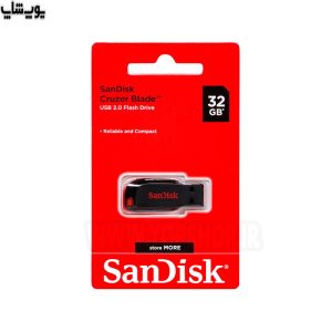 فلش مموری سان دیسک مدل CRUZER BLADE USB2.0 با ظرفیت 32 گیگابایت دارای سرعت انتقال داده مطلوبی است.
