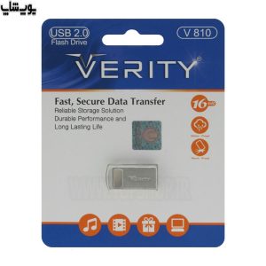 فلش مموری وریتی مدل V810 USB2.0 ظرفیت 16 گیگابایت دارای طراحی بسیار جذابی می باشد.