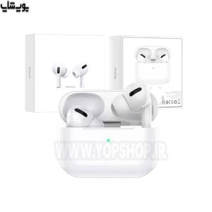 هندزفری بی سیم هوکو مدل EW04 Plus طرح ایرپاد پرو اپل  از طراحی ارگونومیک با سه سایز سری سیلیکونی برخوردار است.