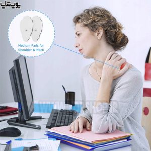 این ماساژور مجهز به 6 عدد پد ماساژ بدون نیاز به ژل است.