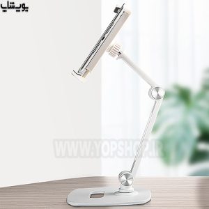 هولدر و پایه نگه دارنده موبایل و تبلت رسی مدل RHO-L01 دارای کاربری رومیزی است و از پد های ضد لغزش برخودار است.