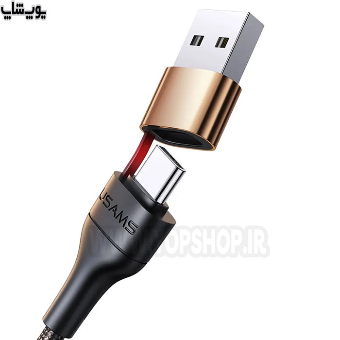 کابل شارژ USB+تایپ سی به لایتنینگPD+تایپ سی 60W یوسمز مدل US-SJ483 U62 از مواد مرغوب ساخته شده است که دوام و استفاده طولانی مدت را تضمین می‌کند.