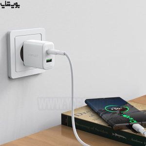 شارژر دیواری فست شارژ 20W ایس فست مدل A25 دارای طراحی ساده و کاربردی می باشد.