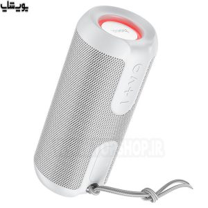 اسپیکر بلوتوثی قابل حمل هوکو مدل BS48 Artistic در رنگ بندی خاکستری می باشد
