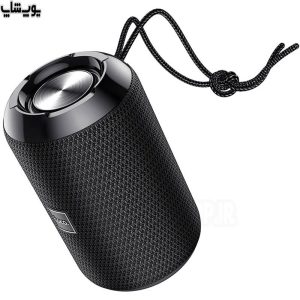 اسپیکر بلوتوثی قابل حمل هوکو مدل HC1 در رنگ بندی مشکی می باشد.